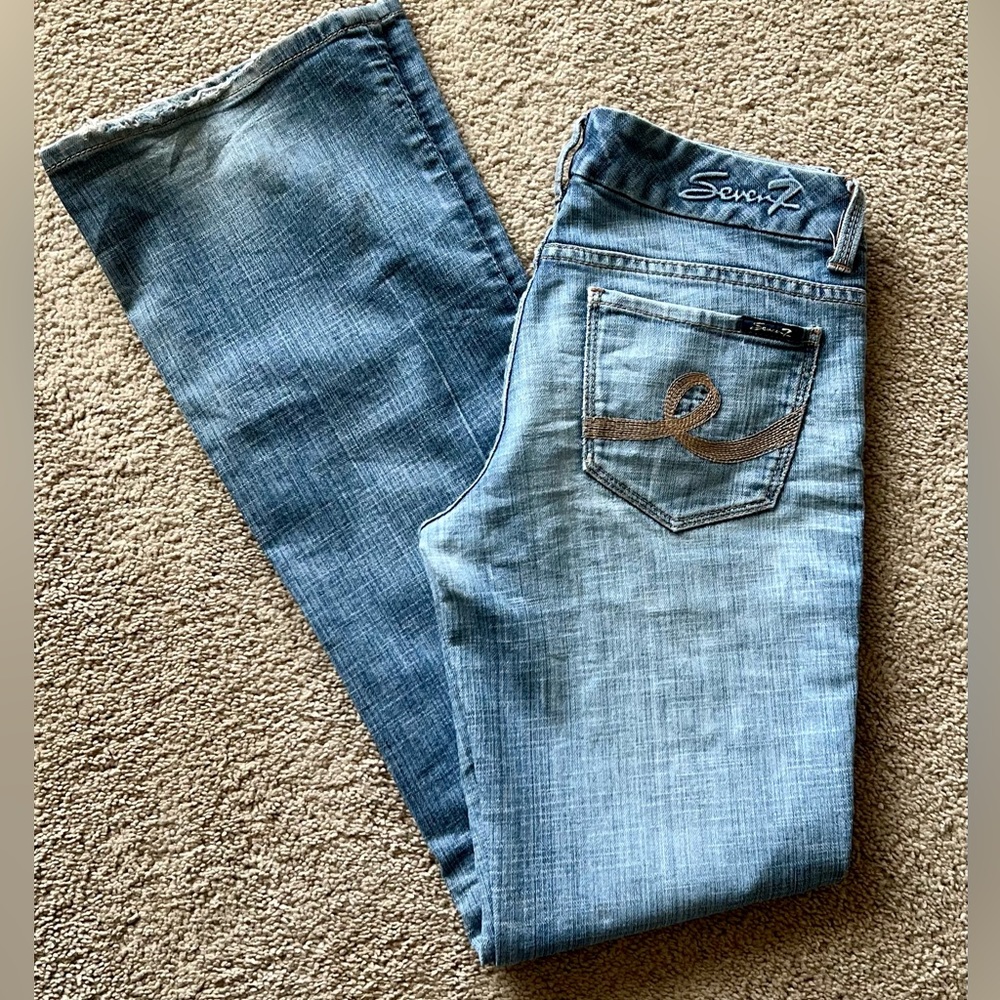Seven7 Women’s Bootcut Blue Jeans 28x35